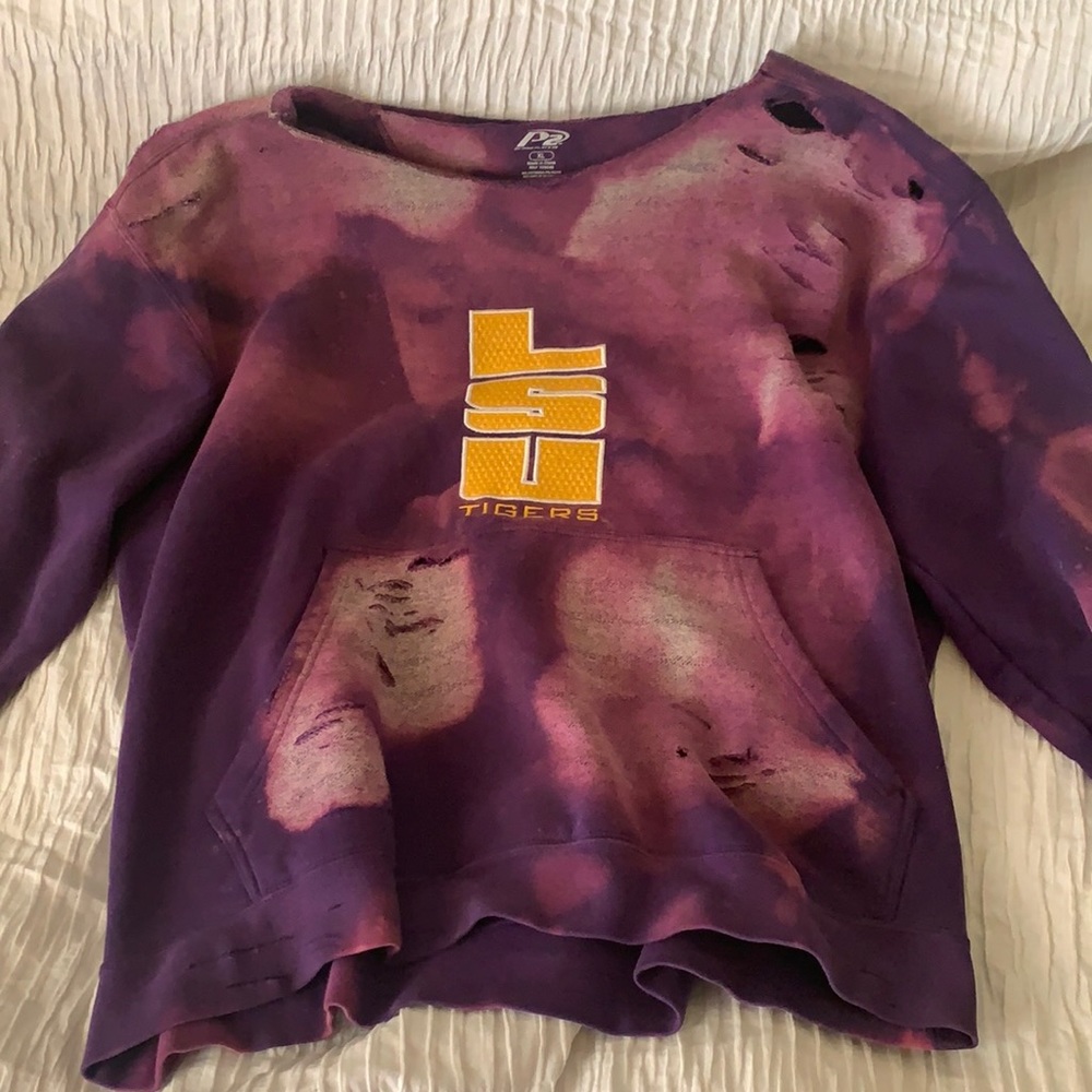 LSU Tigers Reworked Sweatshirt